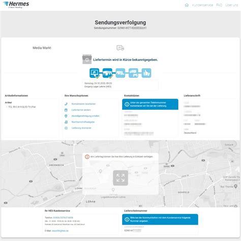 hermes 2 mann service tracking|hermes einrichtungsservice online.